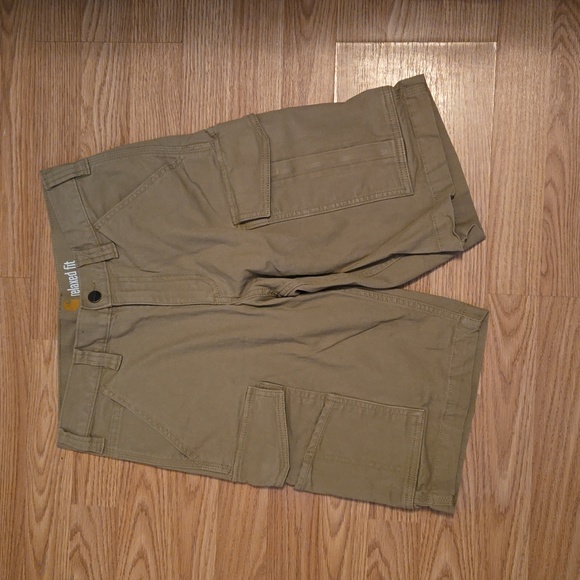 Carhartt Other - Carhartt Tan Shorts Relaxed Fit Cargo Utility Work Shorts Cotton cargo size 29